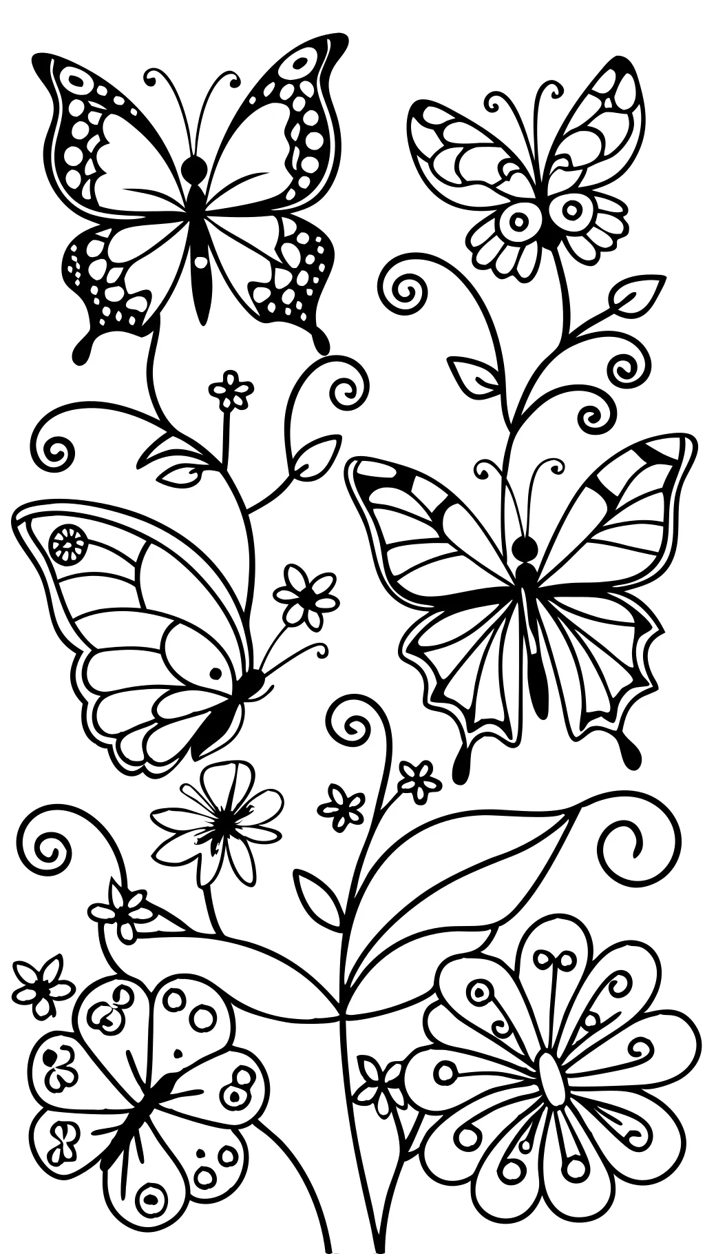 adult coloring pages butterfly